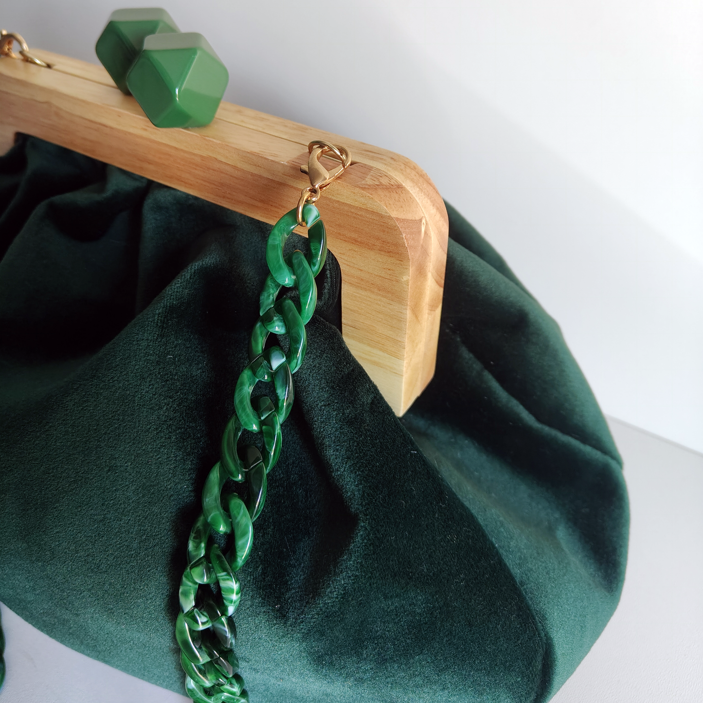 Clutch in Velluto “Bosco d’Inverno”