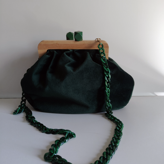 Clutch in Velluto “Bosco d’Inverno”