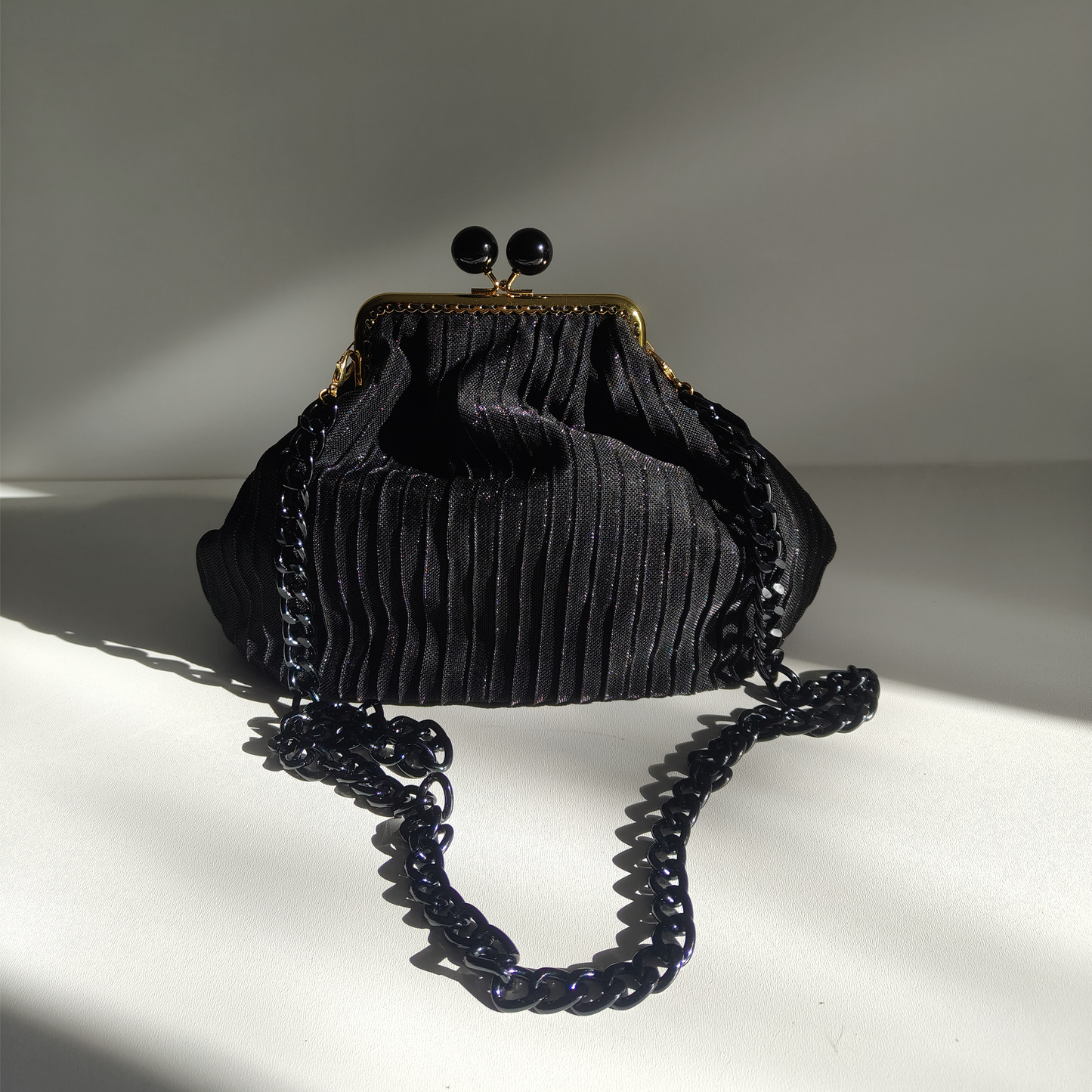 Borsa “Plissé Noir”