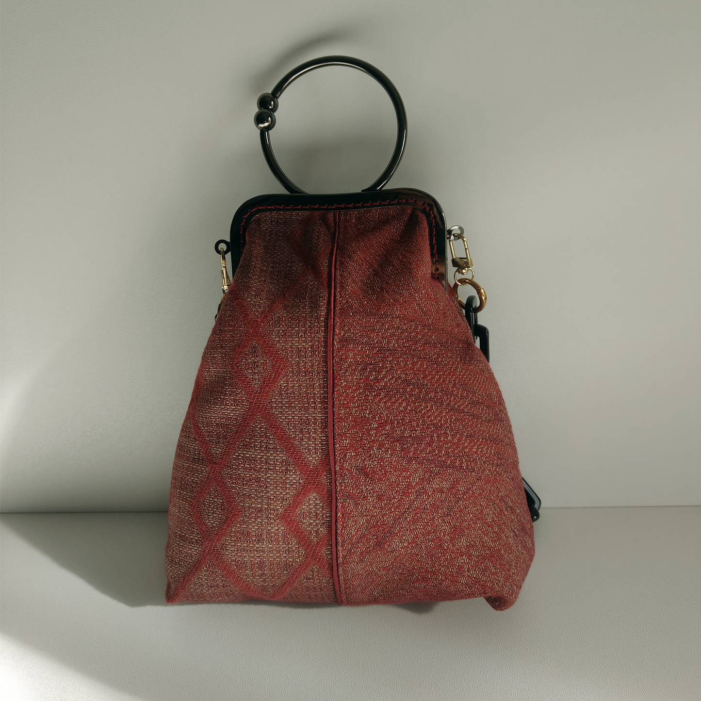 Clutch “Rosso Damasco”