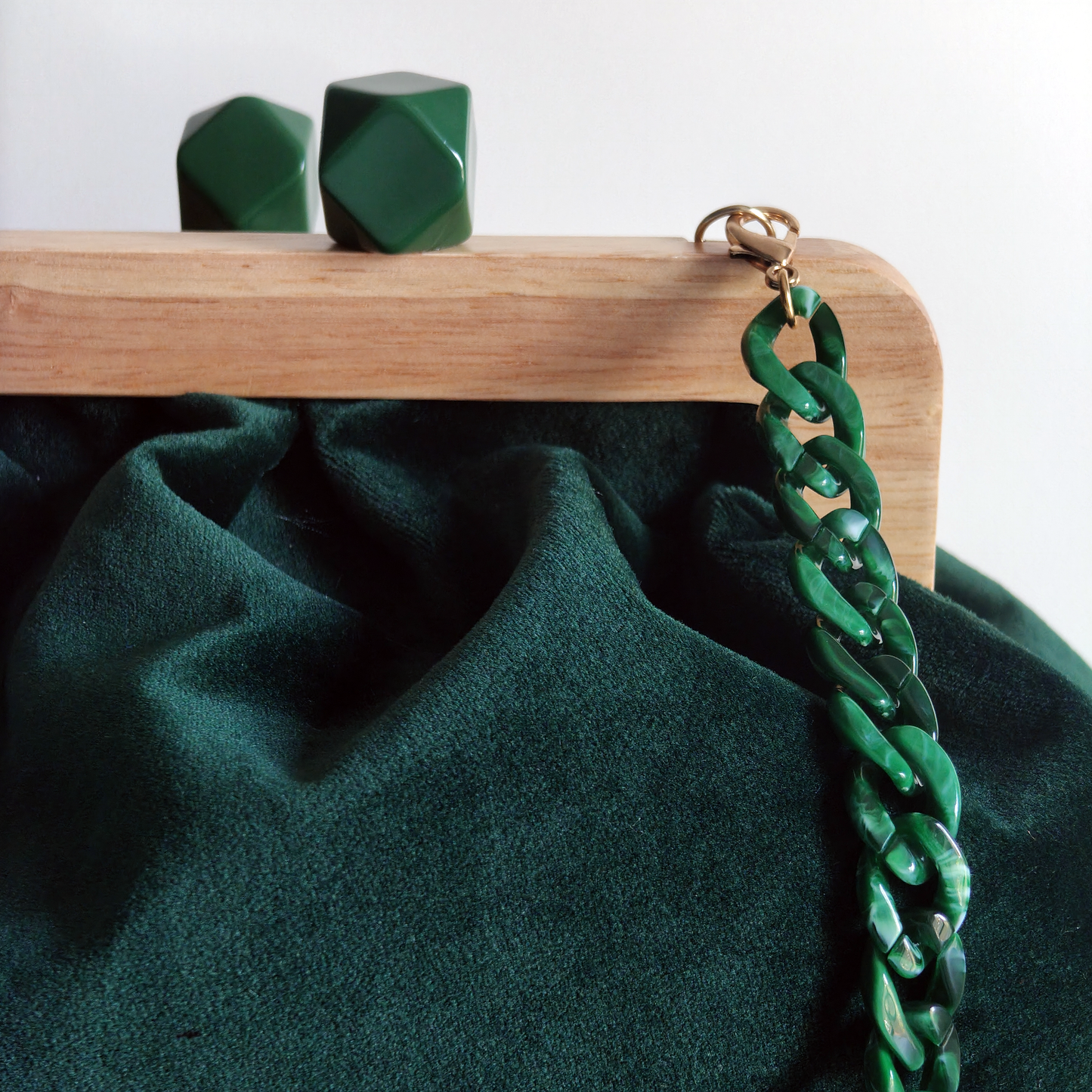 Clutch in Velluto “Bosco d’Inverno”