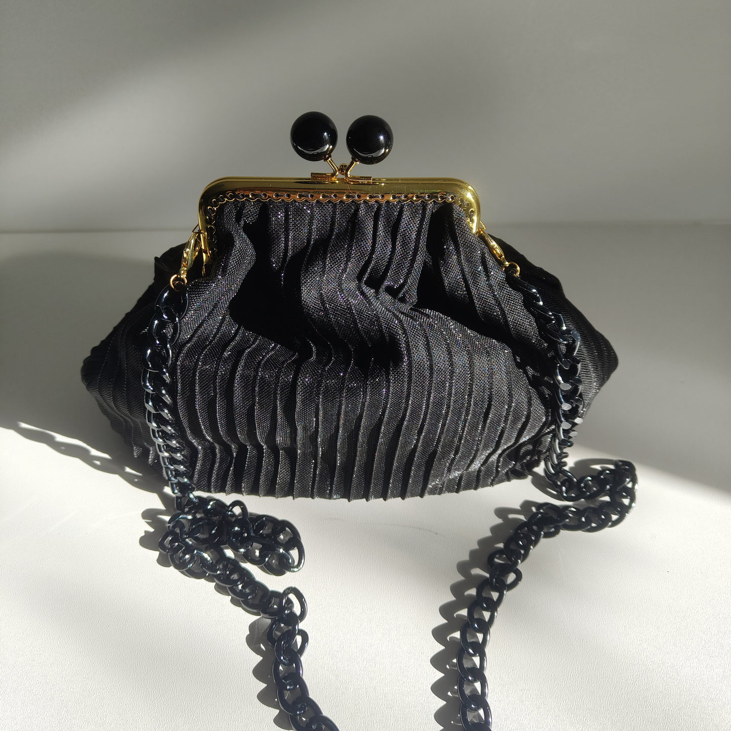 Borsa “Plissé Noir”