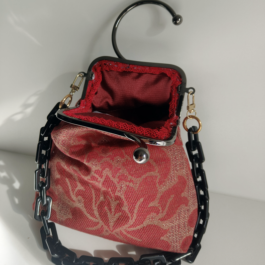 Clutch “Rosso Damasco”